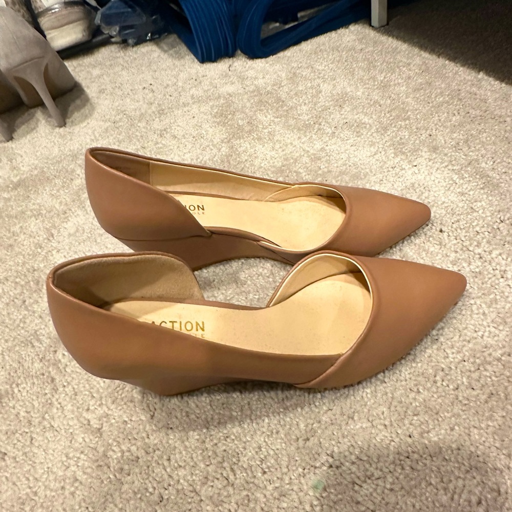 Kenneth Cole Leather Wedges